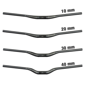Řídítka MTB - RENTHAL Fatbar Carbon 31.8 V3 800 - černá