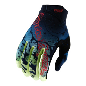 Rukavice - TROY LEE DESIGNS Air 2025 - Drip Glo Yellow / Dark Navy