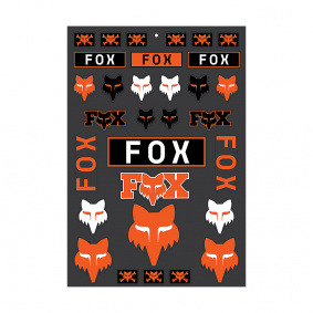 Sada samolepek - FOX Legacy Track Pack 2024 - Orange