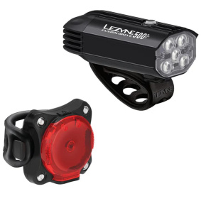 Sada světel - LEZYNE Fusion Drive 500+ / Zecto Drive 200+ Pair - Black