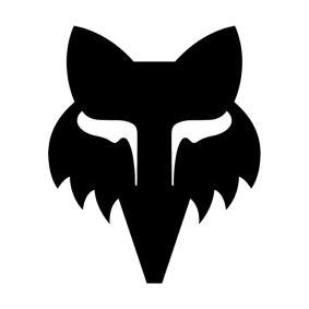 Samolepka - FOX Head 4" Die Cut Vinyl - Black