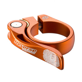 Sedlová spona - REVERSE Long Life QR 34,9mm - Oranžová