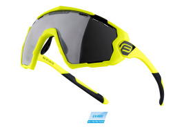 Sluneční brýle -  FORCE Ombro Plus - Fluo mat / Černé laser sklo