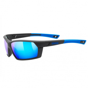 Sluneční brýle - UVEX Sportstyle 225 - Black / Blue matt