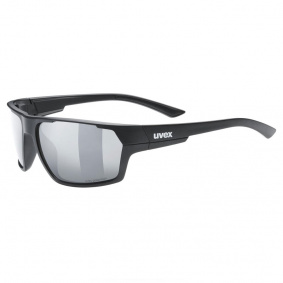 Sluneční brýle - UVEX Sportstyle 233 P - Black Matt / Litemirror Silver