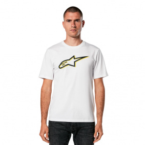 Triko - ALPINESTARS Ageless Shadow CSF Tee 2024 - White/Black