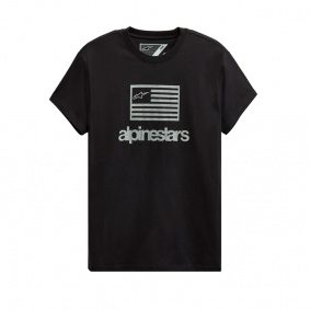 Triko - ALPINESTARS Flag Tee - Black