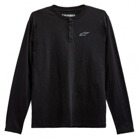 Triko - ALPINESTARS Gravel Henley - Black