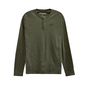 Triko - ALPINESTARS Gravel Henley - Military Green
