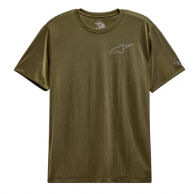 Triko - ALPINESTARS Pursue Performance SS Tee - Military Green