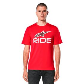 Triko - ALPINESTARS Ride 4.0 CSF Tee 2025 - Red/White/Black