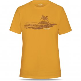 Triko - DAKINE Oceanfront T-shirt 2020 - Golden Glow