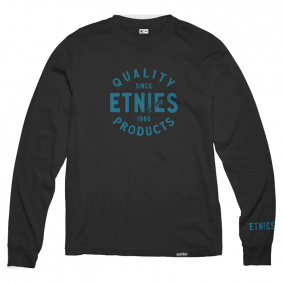 Triko - ETNIES Quality Etnies L/S - Black