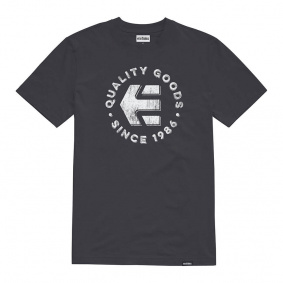 Triko - ETNIES Since 1986 Tee - Black / White