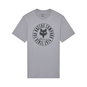 Triko - FOX Emblem Prem Tee 2025 - Steel Grey
