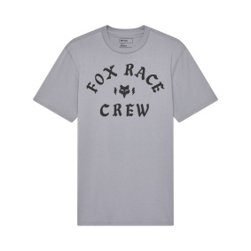 Triko - FOX Heritage Ss Prem Tee 2025 - Steel Grey
