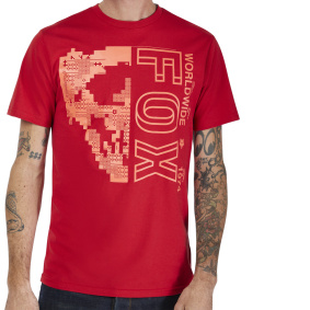 Triko - FOX Image Skull Prem Tee 2025 - Cardinal Red