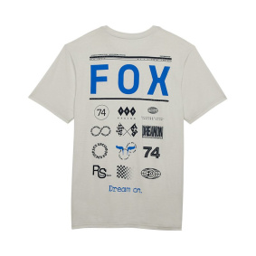 Triko - FOX Race Spec Ss Prem Tee 2025 - Light Grey