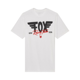 Triko - FOX Winged Ss Prem Tee 2025 - Optic White