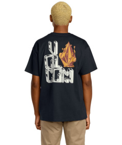 Triko - VOLCOM Fa Callum Rooney Sst 2025 - Antique Black