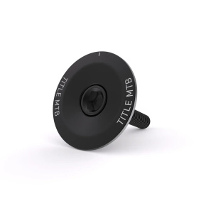 Víčko a ježek hlavového složení - TITLE Top Cap and Bolt - Black