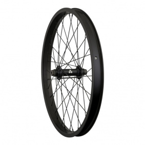 Vypletené přední kolo BMX - TRÉBOL Female 20 - Flat Black