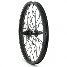 Vypletené zadní kolo BMX - TRÉBOL Male Rear RHD - Flat Black