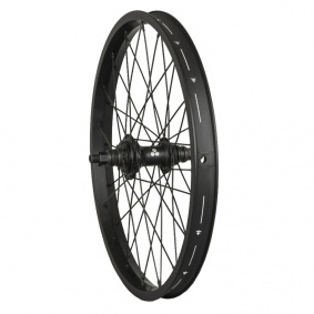 Vypletené zadní kolo BMX - TRÉBOL Piramide Male Rear RHD - Flat Black